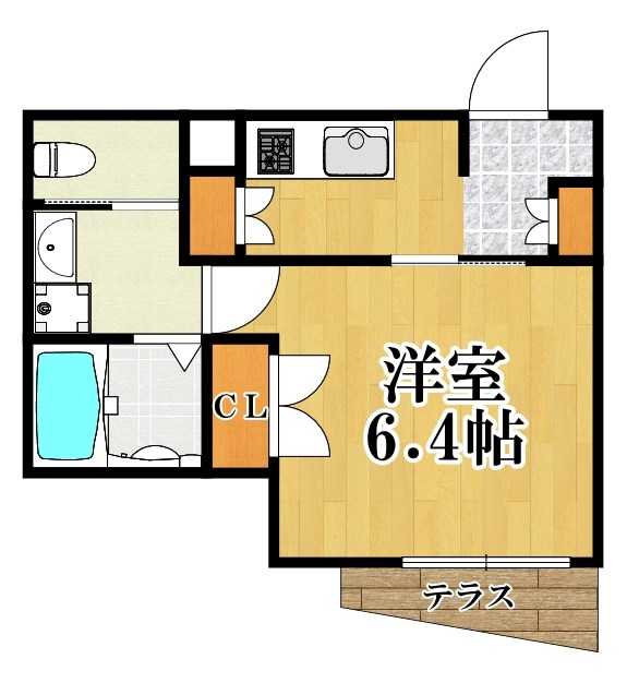 リベルテ新川崎  間取り
