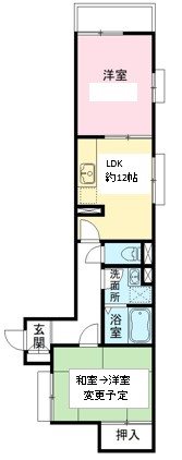 サンバース 201号室 間取り