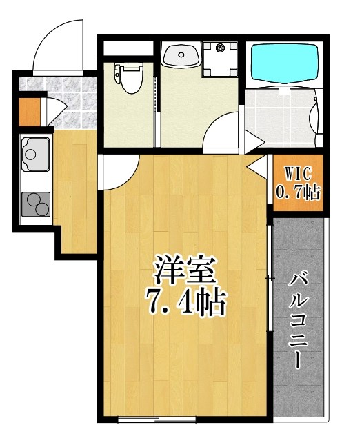 GrandChariot 302号室 間取り