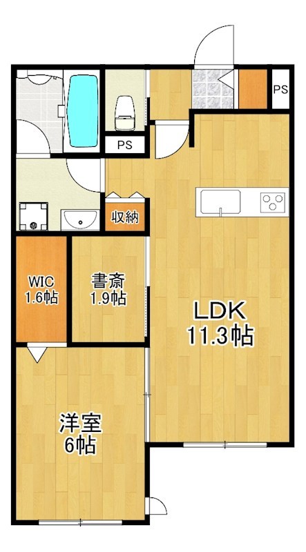 （仮称）新作６丁目メゾン 102号室 間取り