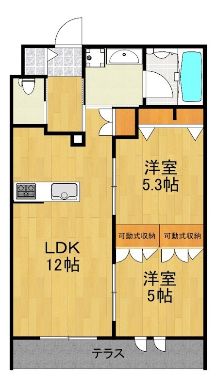 La　Gracieuse(ラ　グラシューズ) 間取り