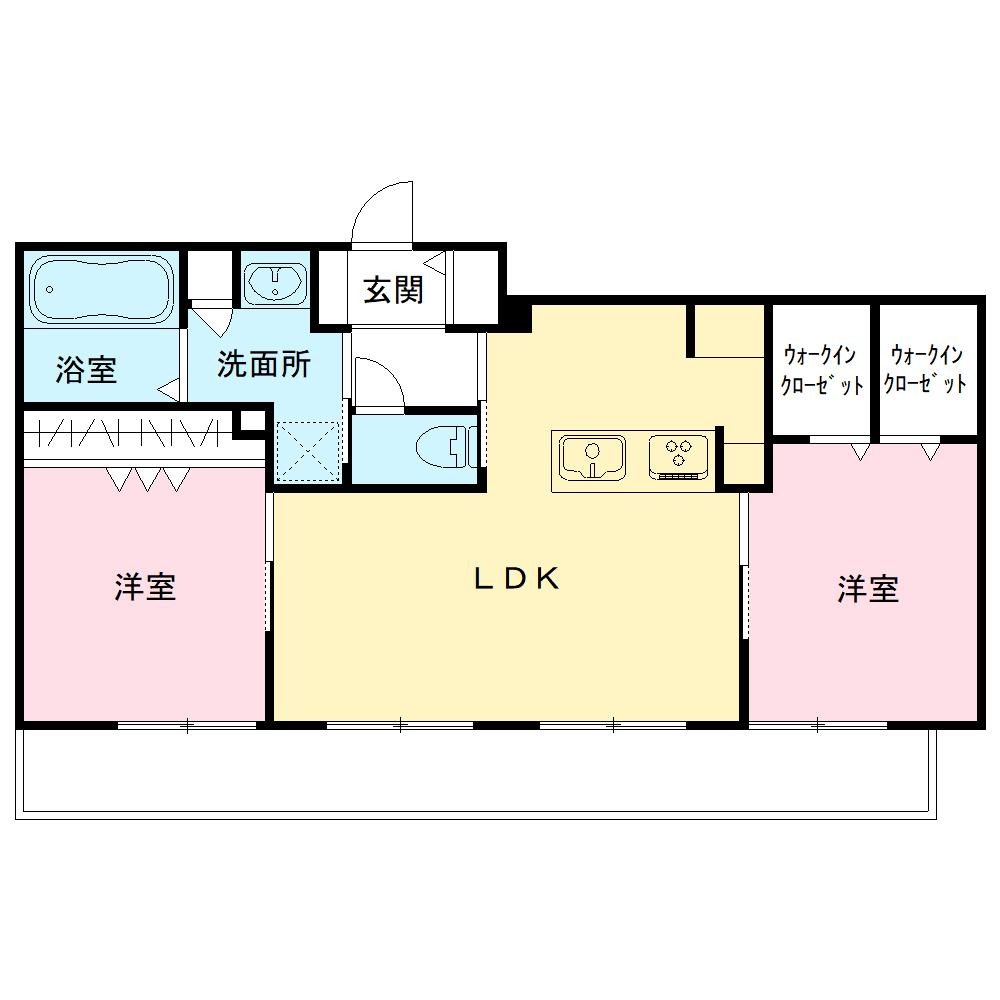 ヴェラーモ 302号室 間取り