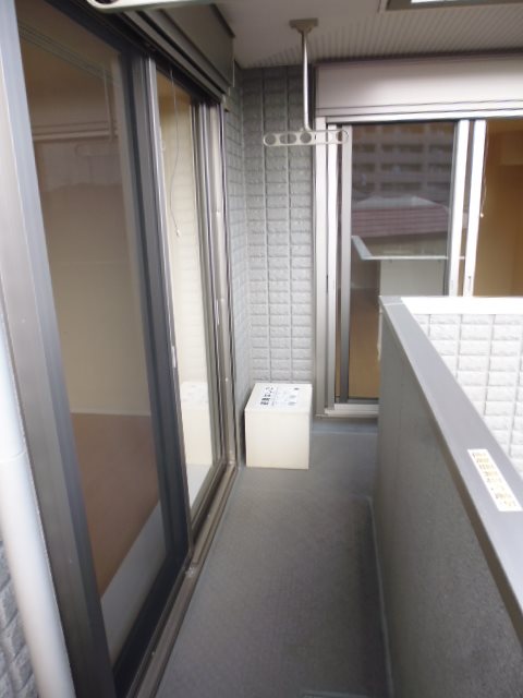 ツートンキューブ ベランダ