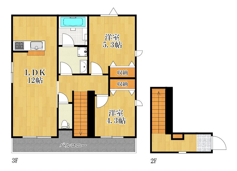Eastern Shinkawasaki 301号室 間取り