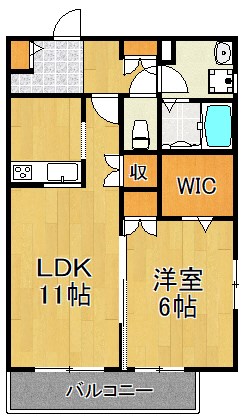 新川崎シティコート 202号室 間取り