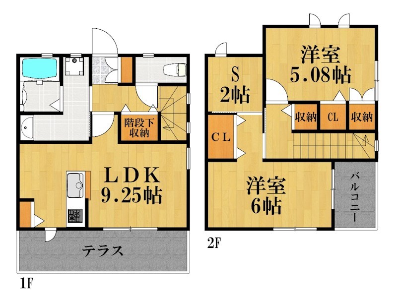 SOLEIL TERRACE 101号室 間取り