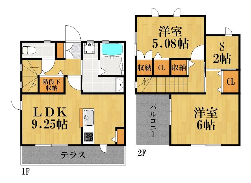 SOLEIL TERRACE 103号室 間取り