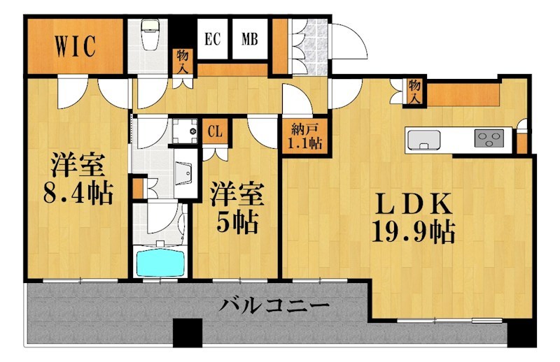 サンクタス川崎タワー 間取り