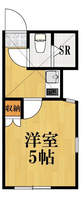 ドミール楓 101号室 間取り