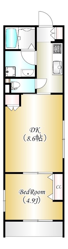 FRIEREN Y&rsquo;sPEAS 101号室 間取り
