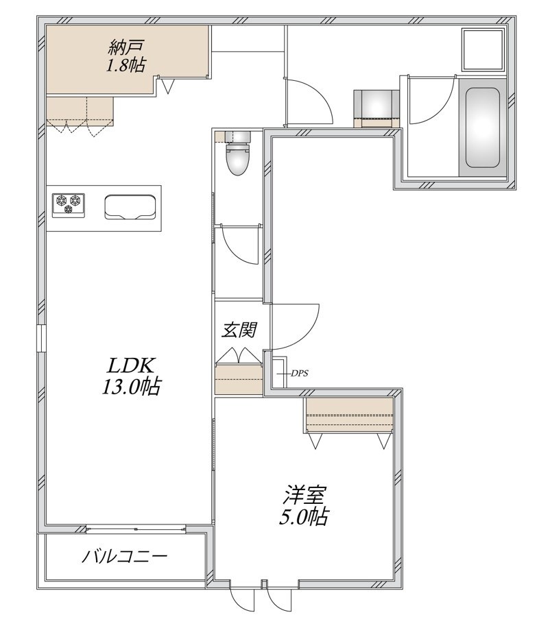仮）古市場2丁目メゾン 間取り