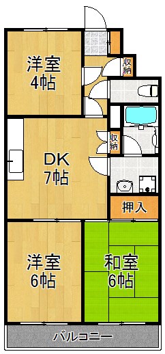 605号室 間取り