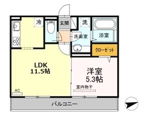 Polonia　Kokura-kita 間取り