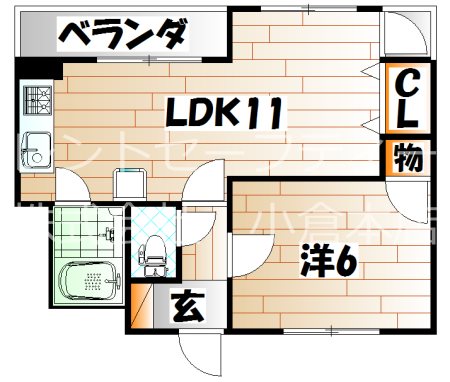 小倉林ビル    間取り