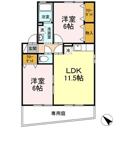 ヒルサイドテラス  間取り