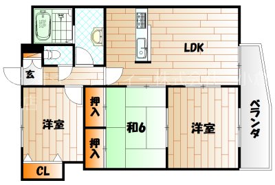エル片野Ⅰ   間取り