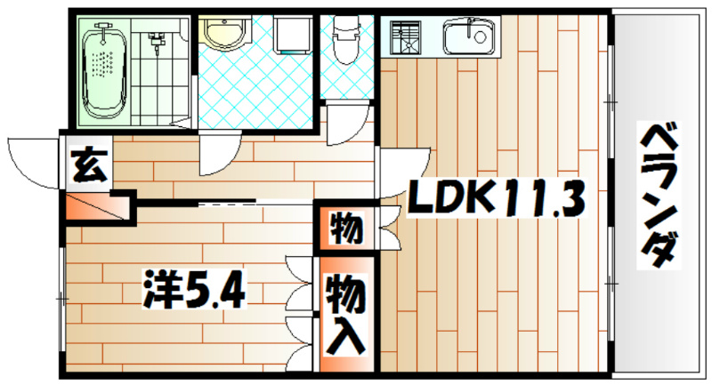 ボンヌール植田 間取り