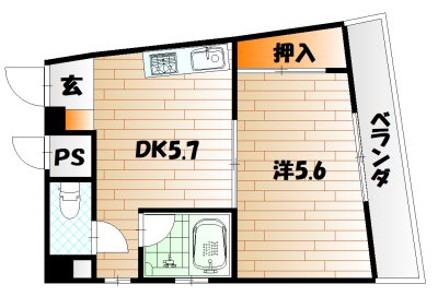 プリモレガーロ香春口 間取り