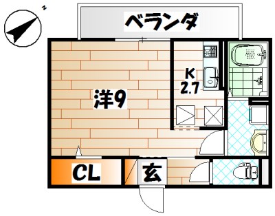 エルカーサ門司駅前 間取り