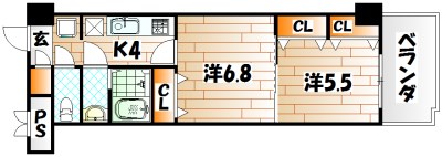 木下鉱産ビルⅡ   間取り