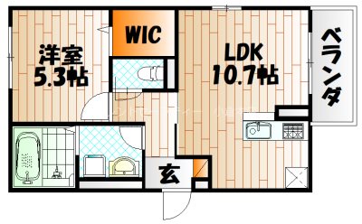 ルーブル下富野 間取り