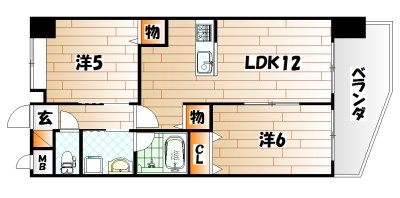 フェリーチェ中井けやき通り 間取り