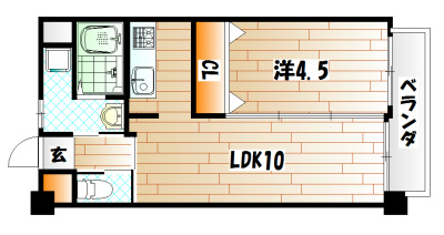 アンテス上到津 間取り