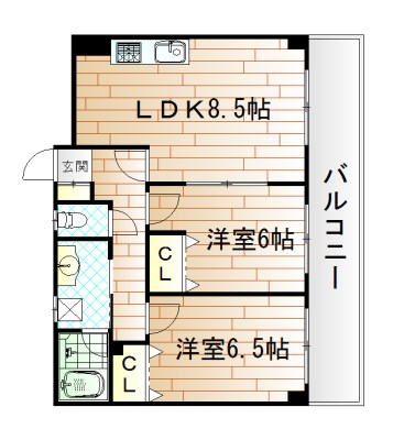 アンヘル木町  間取り