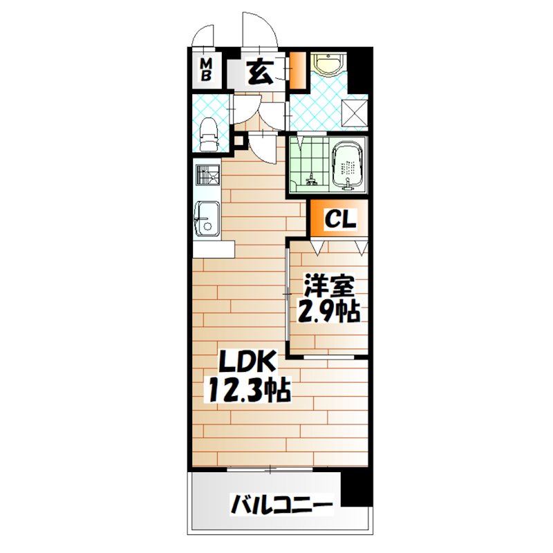 リュシオールレジデンス  間取り