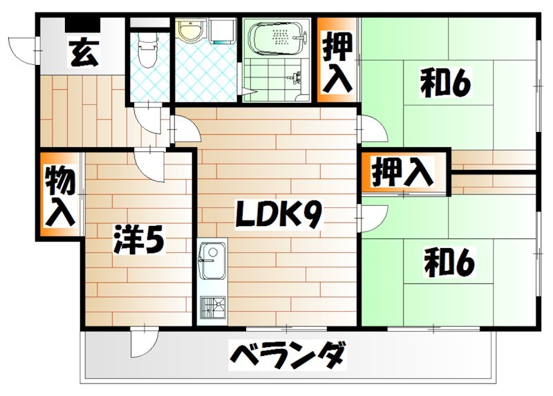 エレガンス中井 間取り