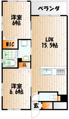 メゾン大里 間取り