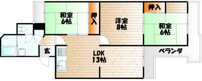 二十町団地 間取り
