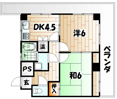 サンモリッツ小倉弐番館 間取り