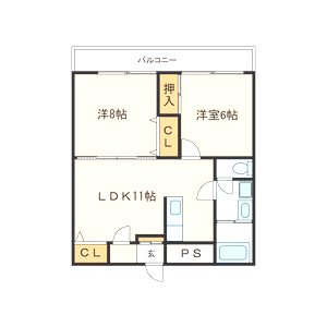 白萩光和ビル 間取り