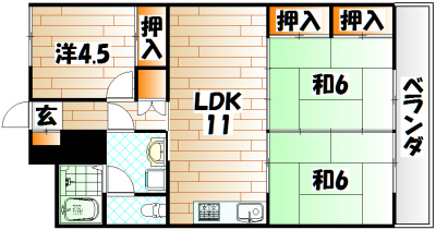 グレイスコート篠崎 間取り