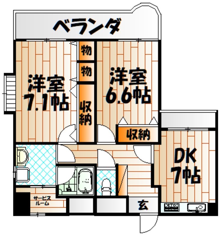 ギャラン小文字 間取り