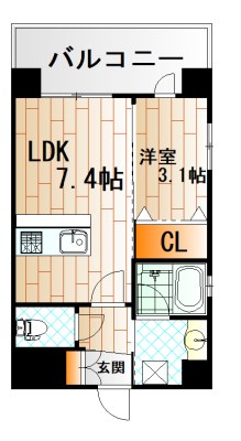 REGARIA MIHAGINO CENTER MARKS   間取り