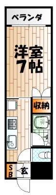 ギャラン片野     間取り