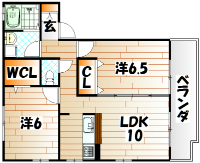 メゾンことぶき  間取り