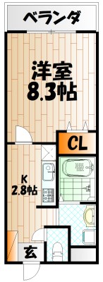 Forest courtⅠ 間取り