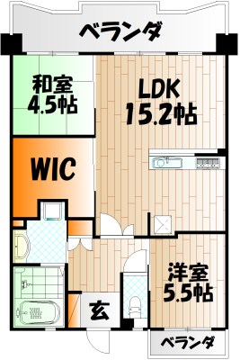 アースコート小倉金田 間取り