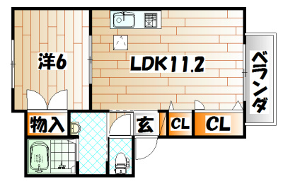 アコール   間取り