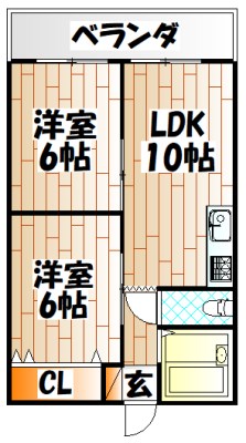 緑ヶ丘第四マンション 間取り