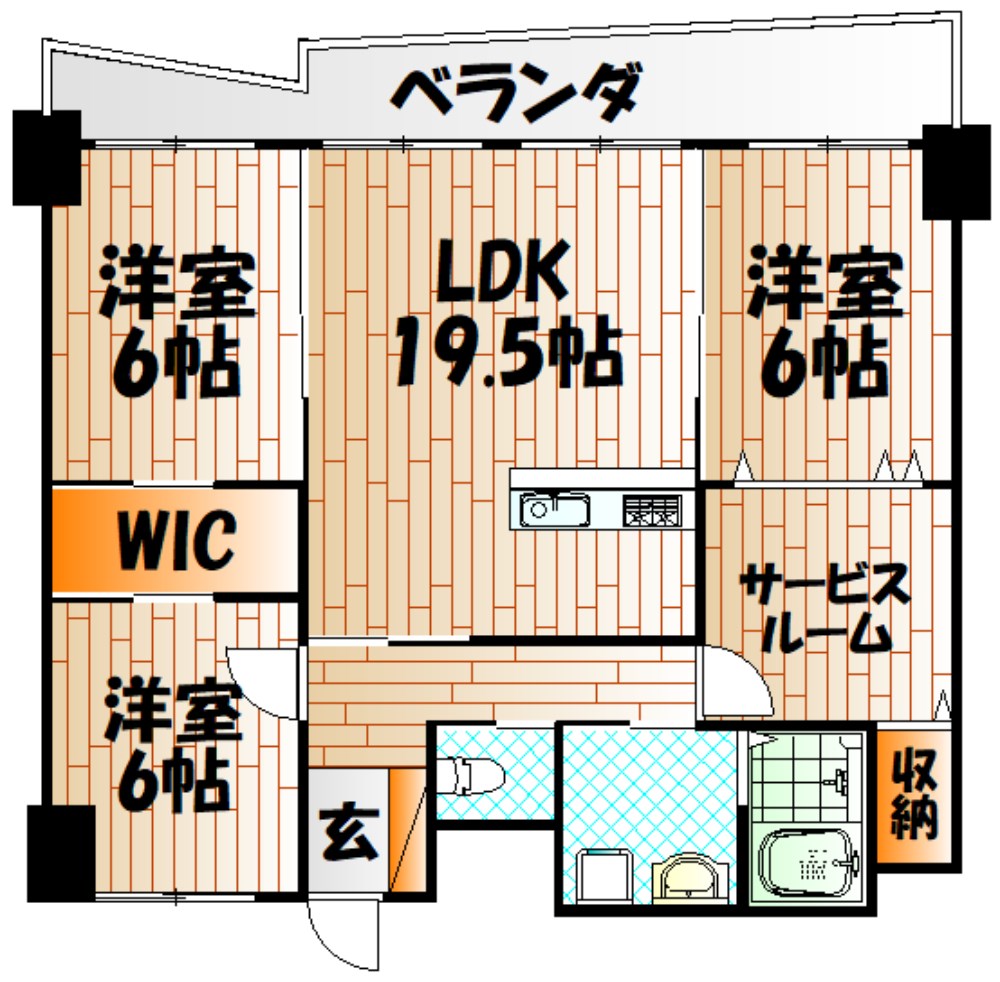 S-FORT小倉 間取り
