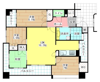 アクアサージュ大手町   間取り