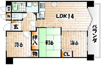アーティックス到津  間取り