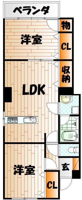 ザ・ポムロール 間取り