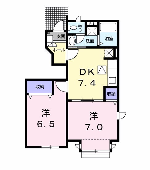ヴィオラＭ  間取り
