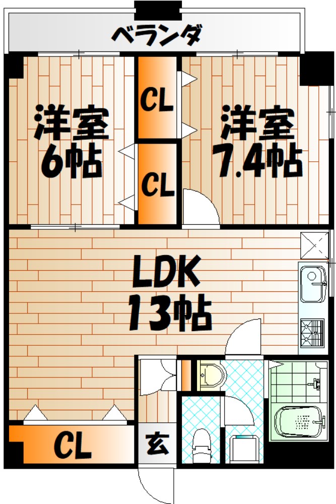 フェルト168 間取り
