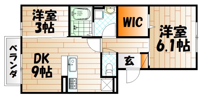 ボヌール　チヒロ 間取り